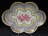 Tray, Soft-paste porcelain, French