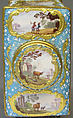 Tea caddy (one of a pair), Enamel on copper, British, South Staffordshire