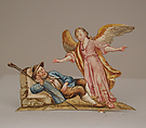 Angel Appearing to Sleeping Shepherd, Gouache on paper, Southern German