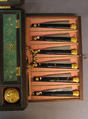 Nécessaire, Wood, shagreen, silk, tortoiseshell with gold mounts, steel, British, London