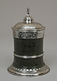 Tankard, Serpentine, silver, British