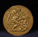 Hercules and Lion, Lead, copper, European or American