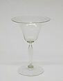 Wineglass, Glass, Italian, Venice (Murano)