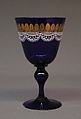 Goblet, Dr. Antonio Salviati Company  Italian, Glass, Italian, Venice (Murano)