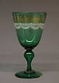 Goblet, Dr. Antonio Salviati Company  Italian, Glass, Italian, Venice (Murano)