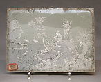 Hunting scene, Glass, Italian, Venice (Murano)