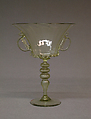 Wineglass, Dr. Antonio Salviati Company (Italian, 1859–1987), Glass, Italian, Venice (Murano)