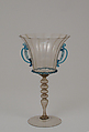Wineglass, Dr. Antonio Salviati Company (Italian, 1859–1987), Glass, Italian, Venice (Murano)