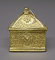 Incense box, Silver on base metal, British, after Russian original