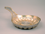 Ladle (Puisoir), Silver, parcel gilt, British, after Russian original