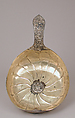 Ladle (Puisoir), Silver, parcel gilt, British, after Russian original