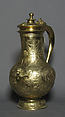 Flagon, Silver on base metal, British, after British, London original