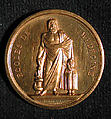 The Establishment by Imperial Decree of Schools of Medicine, 1805, Medalist (obverse): Bertrand Andrieu (French, Bordeaux 1761–1822 Paris), Gilt bronze, struck, French