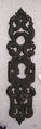 Escutcheon of lock, Iron, German