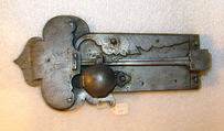 Rim lock, Iron, German