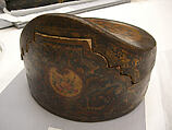 Box, Papier maché, painted and varnished, Italian, Venice