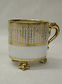Cup (part of a service), Royal Porcelain Manufactory, Naples (Ferdinand IV period, ca. 1771–ca. 1807), Soft-paste porcelain, Italian, Naples