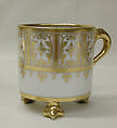 Cup (part of a service), Royal Porcelain Manufactory, Naples (Ferdinand IV period, ca. 1771–ca. 1807), Soft-paste porcelain, Italian, Naples