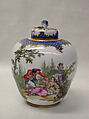 Tea caddy, Meissen Manufactory  German, Hard-paste porcelain, German, Meissen