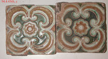 Pavement tiles, Tin-glazed earthenware, Spanish, Seville