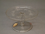 Tazza, Glass, possibly German