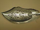 Double-bladed fish server, Andrei Astrakhantsev (Russian, active 1821– ca. 1847), Silver, cast, pressed, embossed, chased, punched and engraved, Russian, Moscow