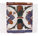 24 wall tiles, Tin-glazed earthenware, Spanish, Seville