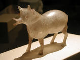 Ram (?), Blown glass, French, Nevers or Nivernais