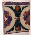 24 wall tiles, Tin-glazed earthenware, Spanish, Seville