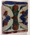 24 wall tiles, Tin-glazed earthenware, Spanish, Seville