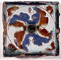 Pavement tiles, Tin-glazed earthenware, Spanish, Seville
