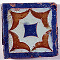 Pavement tiles, Tin-glazed earthenware, Spanish, Seville
