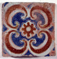 Pavement tiles, Tin-glazed earthenware, Spanish, Seville