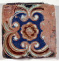 Pavement tiles, Tin-glazed earthenware, Spanish, Seville