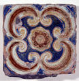 Pavement tiles, Tin-glazed earthenware, Spanish, Seville
