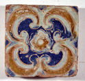 Pavement tiles, .20Tin-glazed earthenware, Spanish, Seville