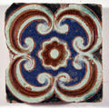 Pavement tiles, .20Tin-glazed earthenware, Spanish, Seville