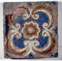 Pavement tiles, Tin-glazed earthenware, Spanish, Seville