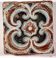 Pavement tiles, Tin-glazed earthenware, Spanish, Seville