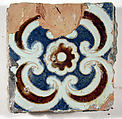 Pavement tiles, Tin-glazed earthenware, Spanish, Seville