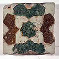 Pavement tiles, Tin-glazed earthenware, Spanish, Seville