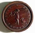 Group of Fourteen Roundels for Jeu de Moulin, Rosewood, German