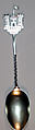Souvenir spoon, Silver-gilt, British, Birmingham