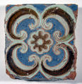 Pavement tiles, Tin-glazed earthenware, Spanish, Seville