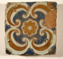 Pavement tiles, Tin-glazed earthenware, Spanish, Seville