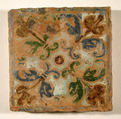 Pavement tiles, Tin-glazed earthenware, Spanish, Seville