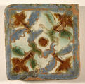 Pavement tiles, Tin-glazed earthenware, Spanish, Seville