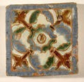 Pavement tiles, Tin-glazed earthenware, Spanish, Seville
