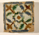 Pavement tiles, Tin-glazed earthenware, Spanish, Seville