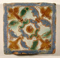 Pavement tiles, Tin-glazed earthenware, Spanish, Seville